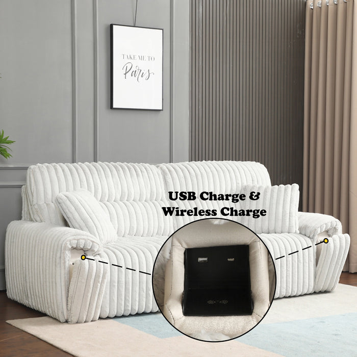 Jaya Power Motion Sofa w/Sleeper & USB Port