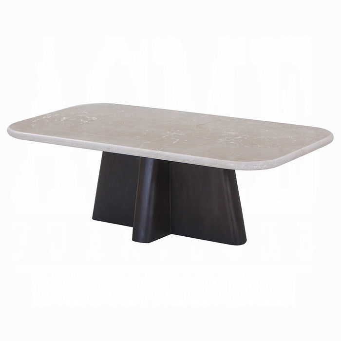 Jacory Coffee Table w/Bottocino Marble Top