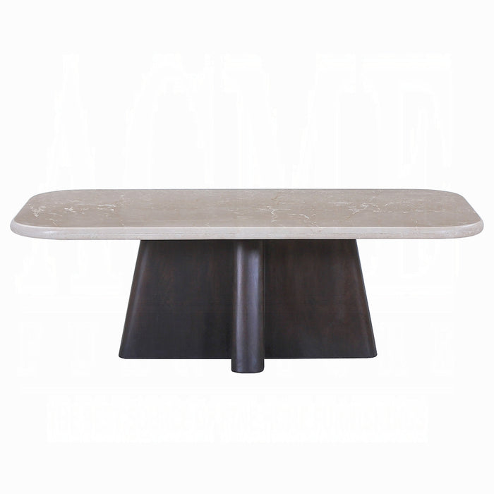 Jacory Coffee Table w/Bottocino Marble Top