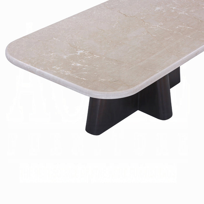 Jacory Coffee Table w/Bottocino Marble Top