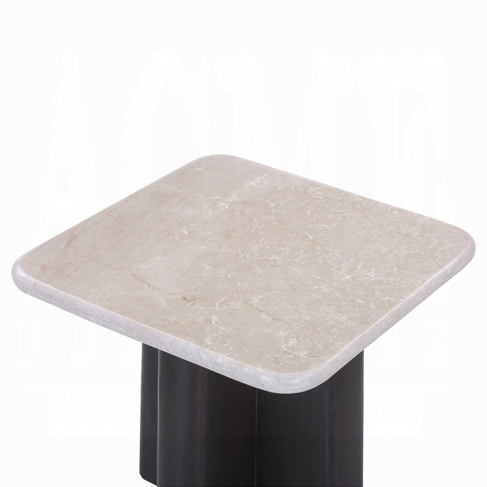 Jacory End Table w/Bottocino Marble Top