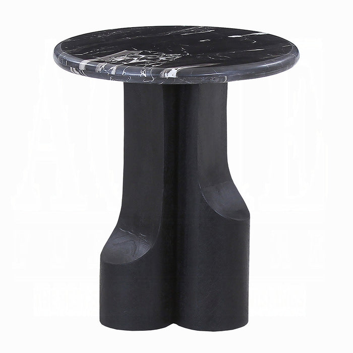 Kinton End Table w/Natural Marble Top