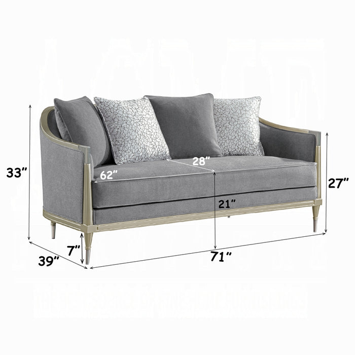 Fernando Loveseat w/4 Pillows