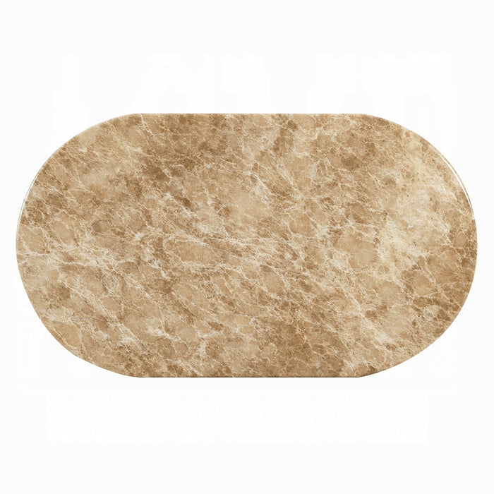 Markku Coffee Table w/Natural Marble