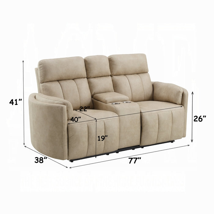 Elison Motion Loveseat w/Console