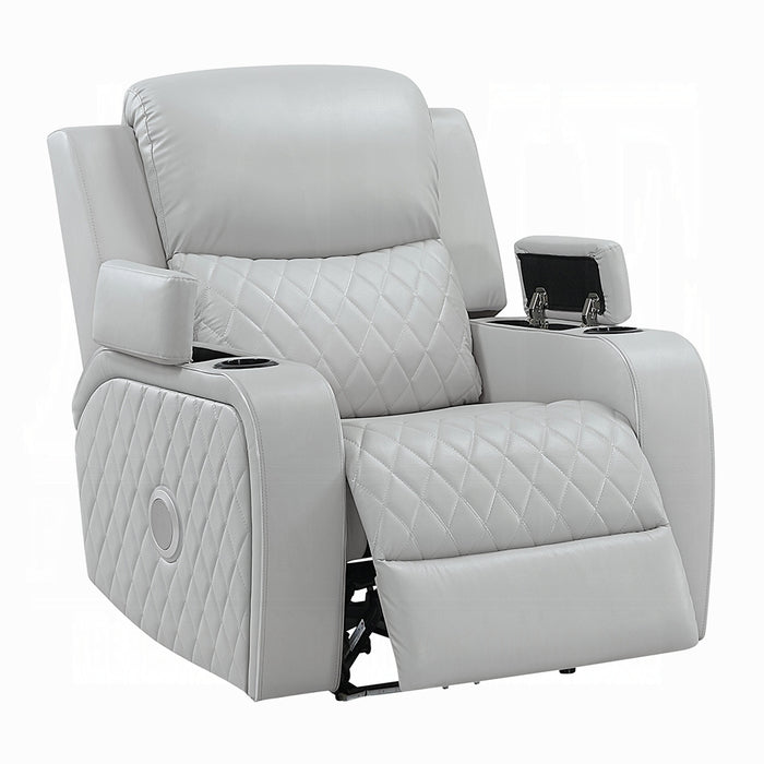 Elonzo Power Motion Recliner w w/LED, Power Headrest & Speaker