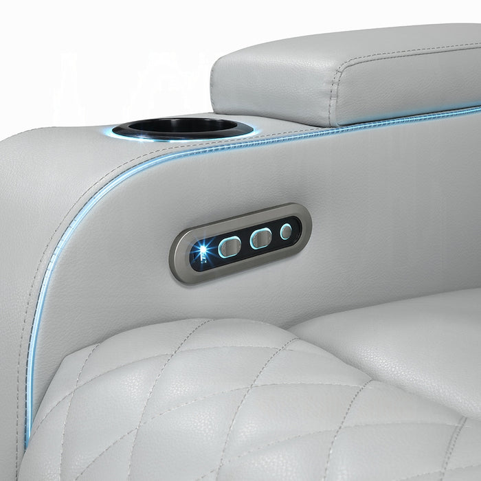 Elonzo Power Motion Recliner w w/LED, Power Headrest & Speaker