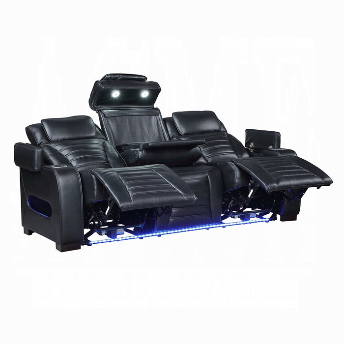 Ephron Power Motion Sofa W/Dropdown Table, Wireless Charging, Reading Light, Power Headrests & LED