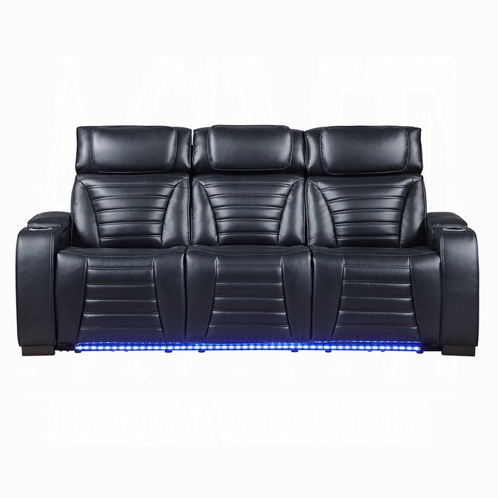 Ephron Power Motion Sofa W/Dropdown Table, Wireless Charging, Reading Light, Power Headrests & LED