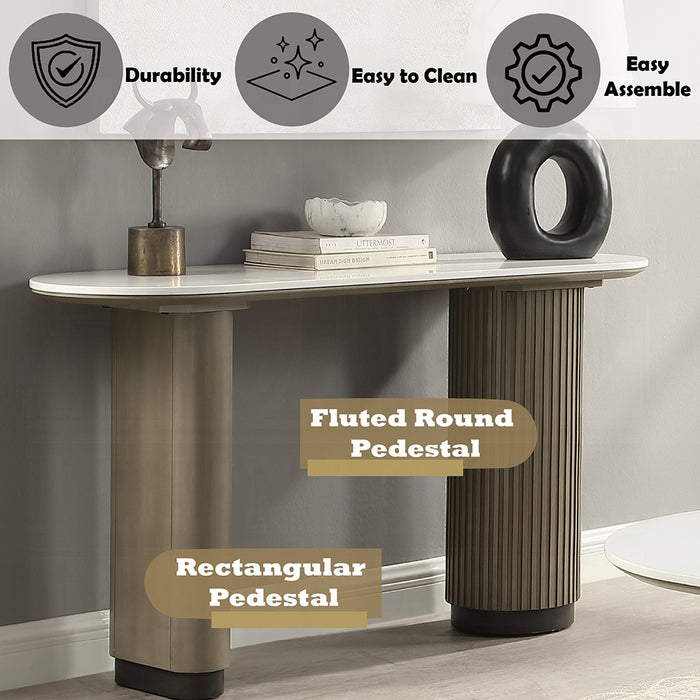 Clayten Sofa Table w/Engineered Top