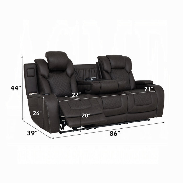 Wendell Power Motion Sofa w/Dropdown Table, Storage, USB & LED