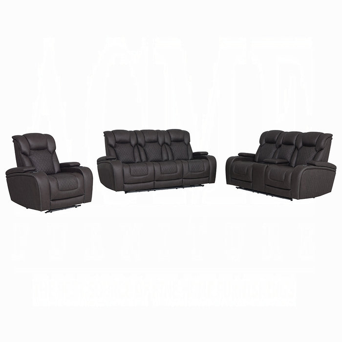 Wendell Power Motion Loveseat w/Console, Wireless Charger, Storage, USB & LED