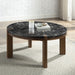 Estella Coffee Table w/Marble Top - Westco Warehouse Furniture (Los Angelos, CA)