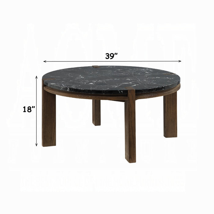 Estella Coffee Table w/Marble Top