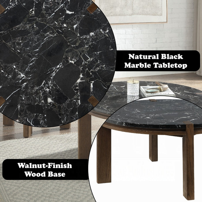 Estella Coffee Table w/Marble Top
