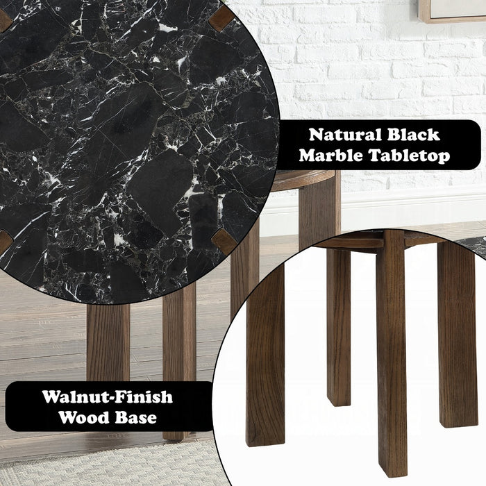 Estella End Table w/Marble Top