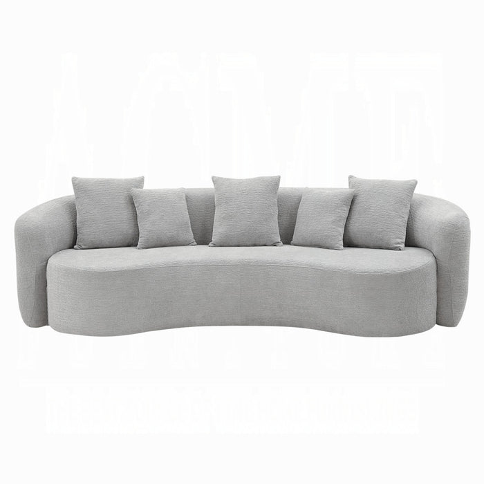 Barasa Oversized Compressed Sofa w/5 Pillows