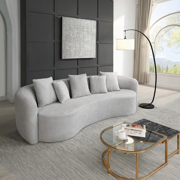 Barasa Oversized Compressed Sofa w/5 Pillows - Westco Warehouse Furniture (Los Angelos, CA)