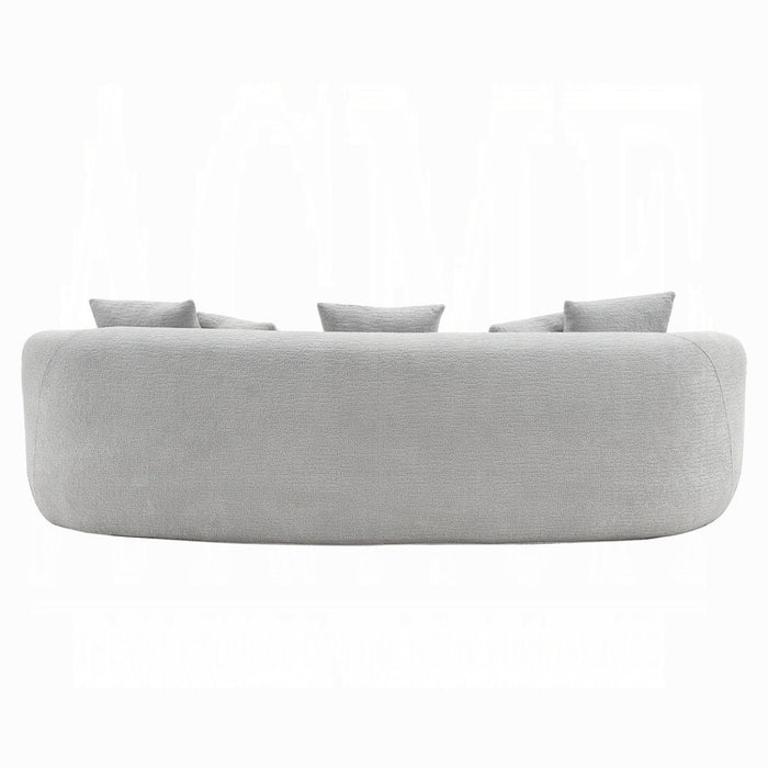 Barasa Oversized Compressed Sofa w/5 Pillows
