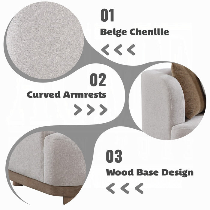 Duncan Sofa w/4 Pillows